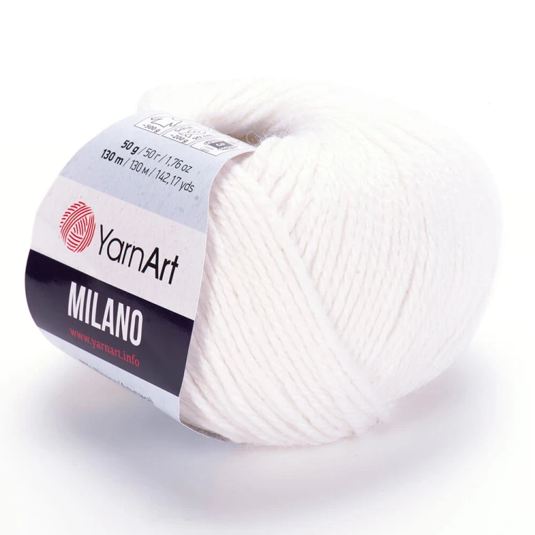 Włóczka YarnArt Milano 851 / biel