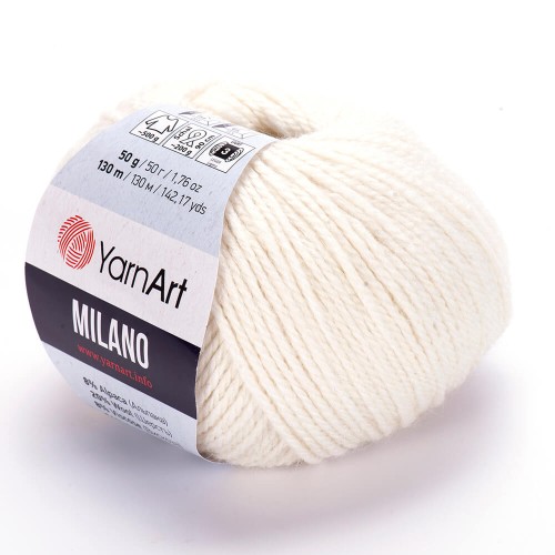 Włóczka YarnArt Milano 852 / krem