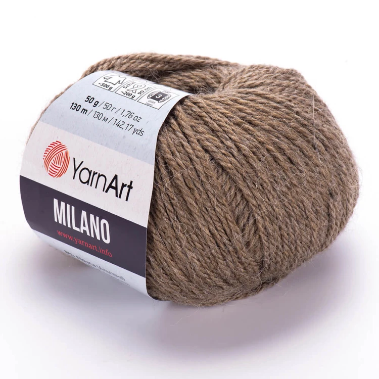 Włóczka YarnArt Milano 855 / orzech