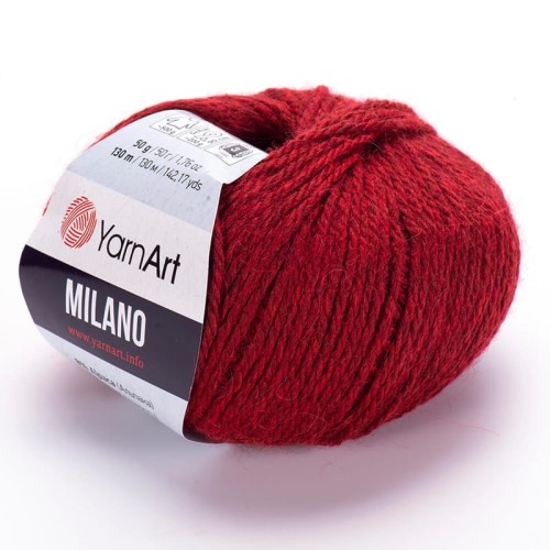 Włóczka YarnArt Milano 862 / czerwień