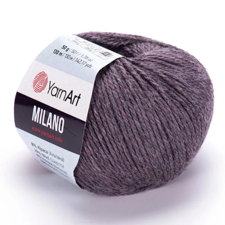 Włóczka YarnArt Milano 869 / szaro-fioletowy
