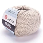 Włóczka YarnArt Milano 870 / jasny szary