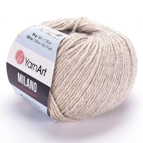 Włóczka YarnArt Milano 870 / jasny szary