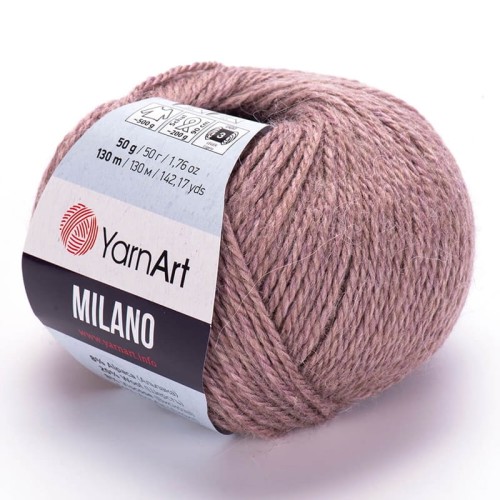 Włóczka YarnArt Milano 858 / brudny róż