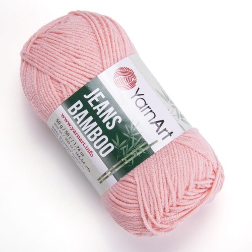 Włóczka YarnArt Jeans Bamboo 112 / malinowy róż