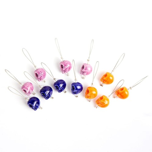 Znaczniki do drutów KnitPro Zooni Skull Candy / 12 sztuk