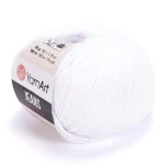 Włóczka YarnArt Jeans 62 / biel optyczna