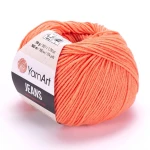 Włóczka YarnArt Jeans 23 / brzoskwinia