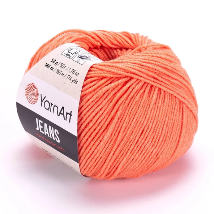 Włóczka YarnArt Jeans 23 / brzoskwinia