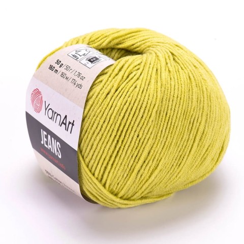 Włóczka YarnArt Jeans 29 / groszek