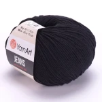 Włóczka YarnArt Jeans 53 / czerń