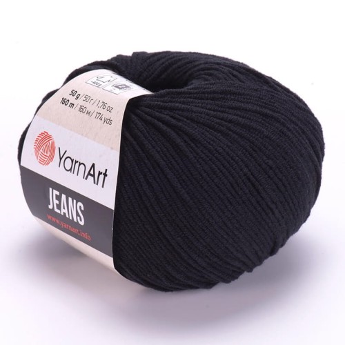 Włóczka YarnArt Jeans 53 / czerń