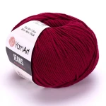 Włóczka YarnArt Jeans 66 / bordo