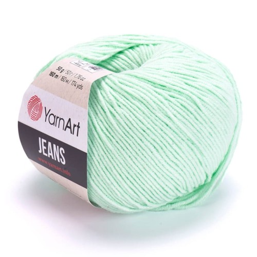 Włóczka YarnArt Jeans 79 / mięta