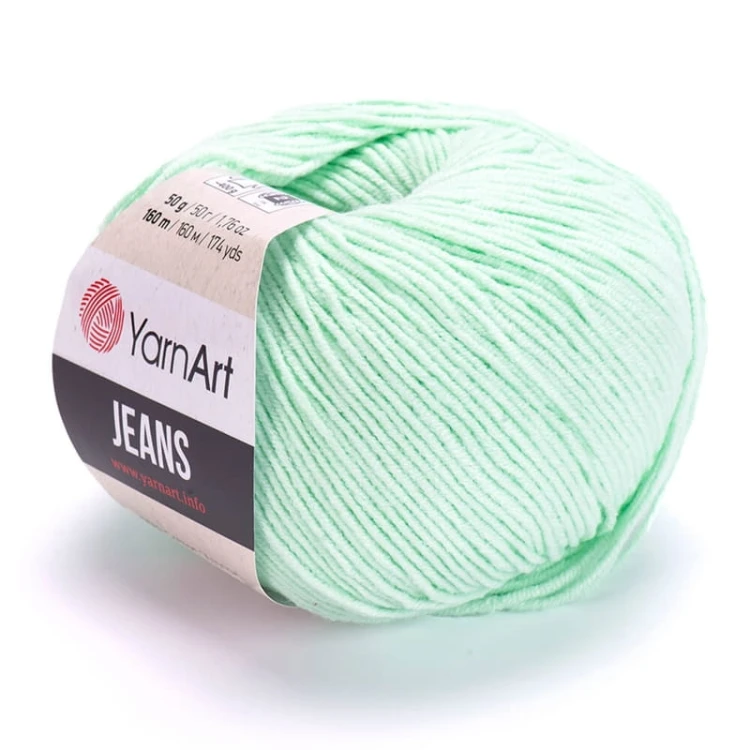 Włóczka YarnArt Jeans 79 / mięta