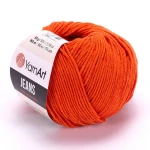 Włóczka YarnArt Jeans 85 / koniak