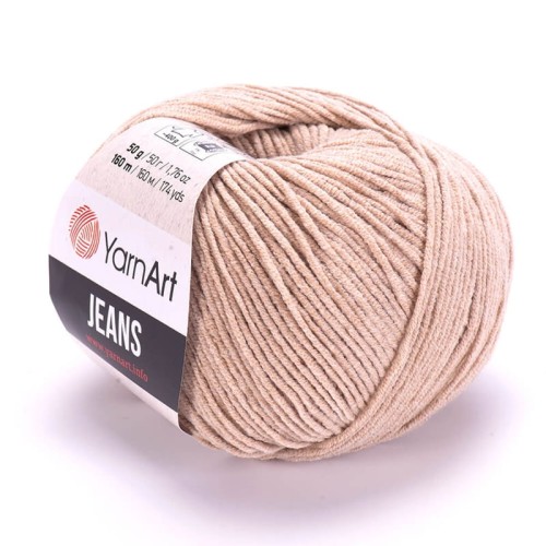 Włóczka YarnArt Jeans 87 / cappuccino