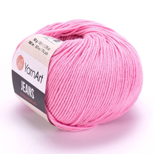 Włóczka YarnArt Jeans 36 / róż