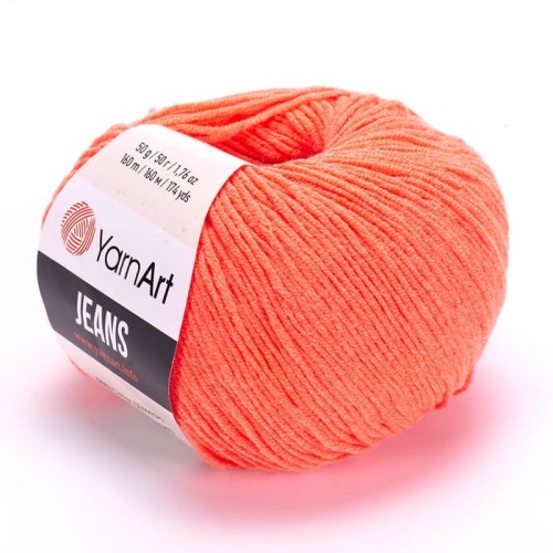 Włóczka YarnArt Jeans 61 / koral