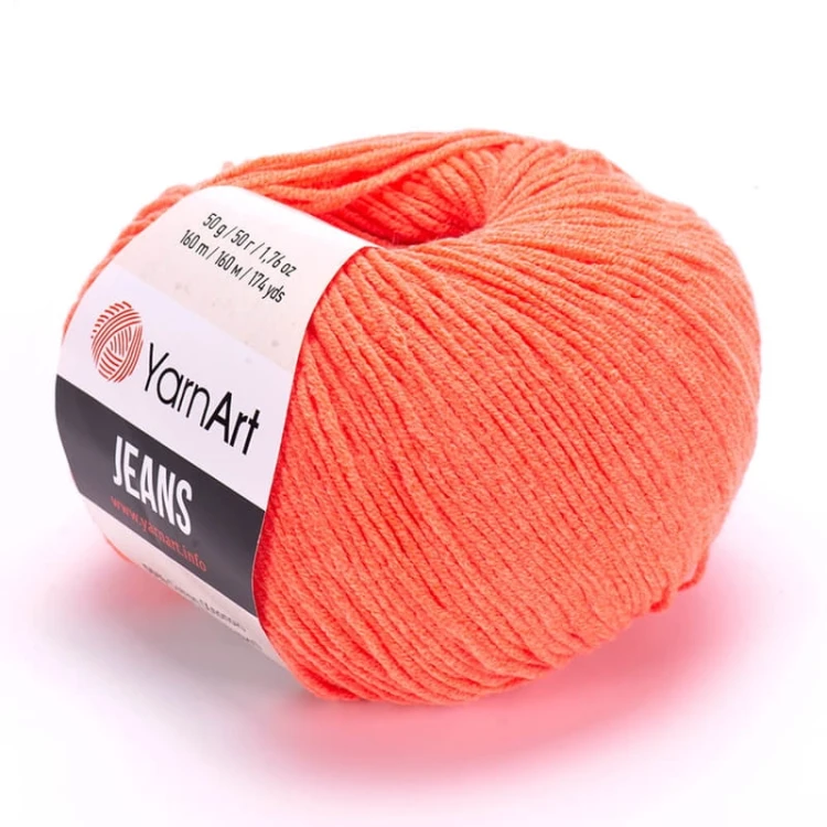 Włóczka YarnArt Jeans 61 / koral