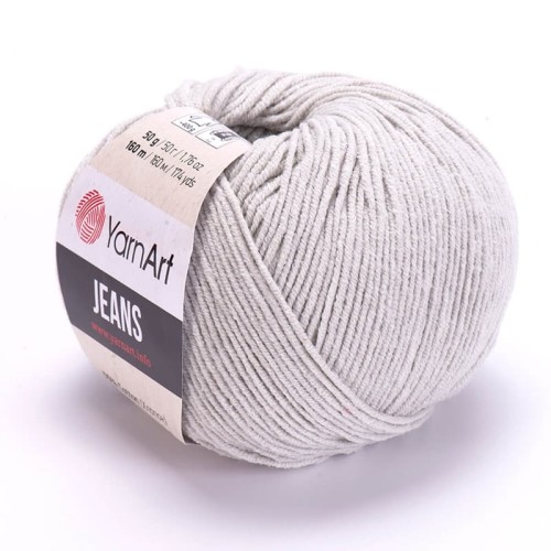 Włóczka YarnArt Jeans 49 / szary jasny