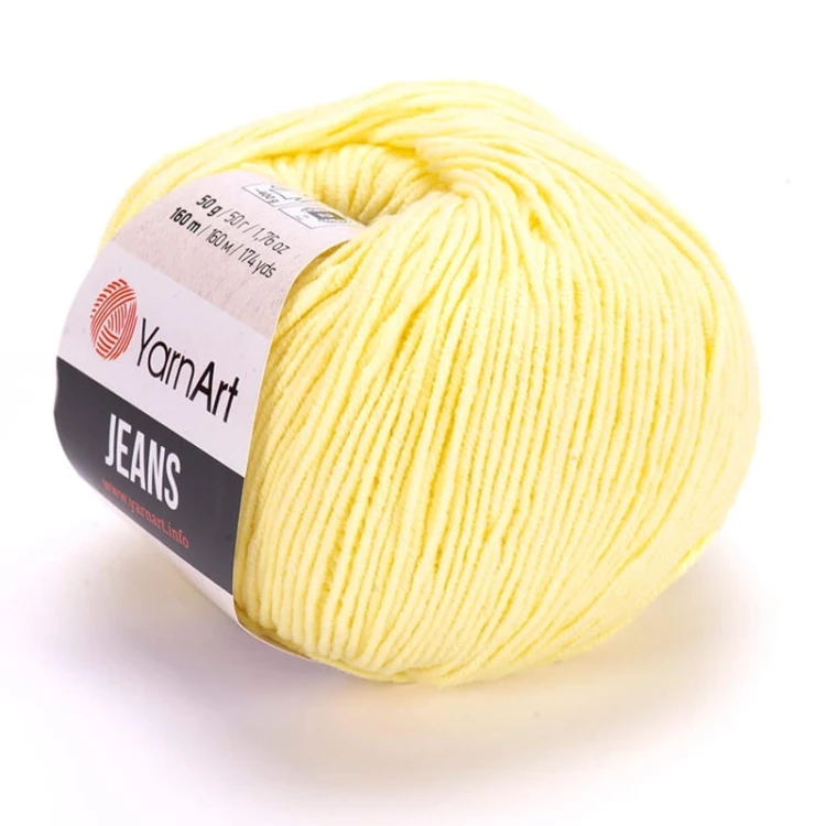 Włóczka YarnArt Jeans 67 / żółty jasny