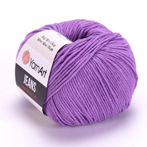 Włóczka YarnArt Jeans 72 / jasny fiolet