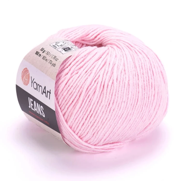 Włóczka YarnArt Jeans 74 / jasny róż