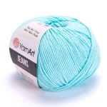 Włóczka YarnArt Jeans 76 / lodowy błękit