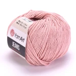 Włóczka YarnArt Jeans 83 / brudny róż