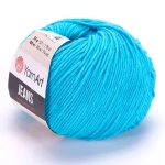 Włóczka YarnArt Jeans 33 / jasny turkus