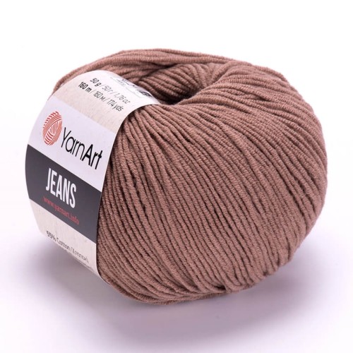 Włóczka YarnArt Jeans 71 / jasny brąz