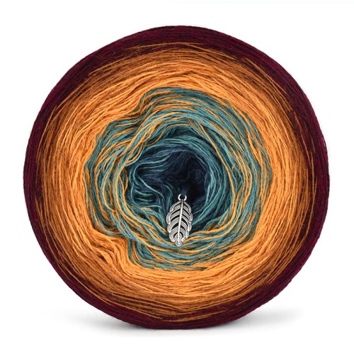 KOKONEK Merino 699 Secret valley - Wino melanż/toffi/miodowy/morski/navy