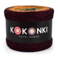 KOKONEK Merino 699 Secret valley - Wino melanż/toffi/miodowy/morski/navy
