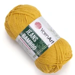 Włóczka YarnArt Jeans Bamboo 107 / musztarda
