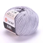 Włóczka YarnArt Jeans 80 / stalowy
