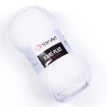 Włóczka YarnArt Jeans Plus 62 / biel optyczna