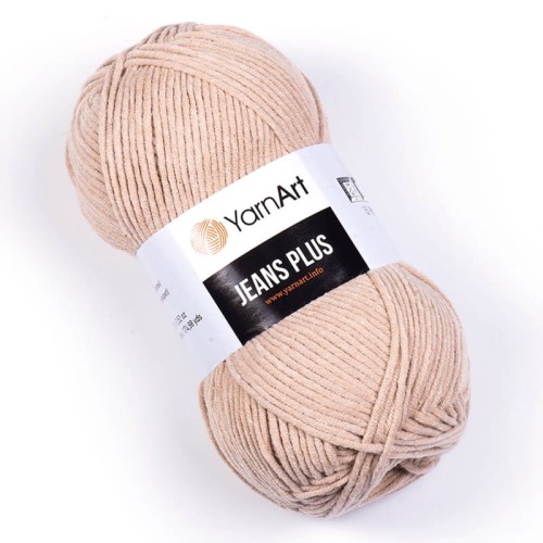 Włóczka YarnArt Jeans Plus 87 / cappuccino