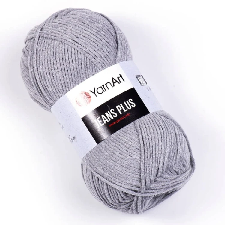 Włóczka YarnArt Jeans Plus 46 / szary