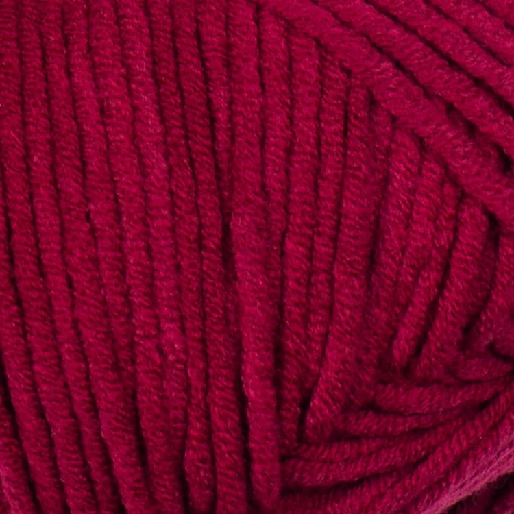 Włóczka YarnArt Jeans Plus 66 / bordo