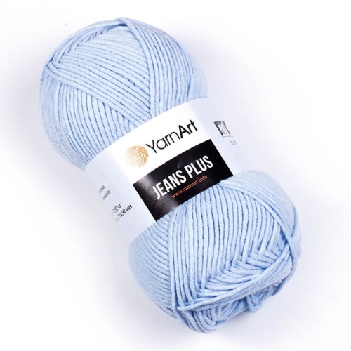 Włóczka YarnArt Jeans Plus 75 / błękit