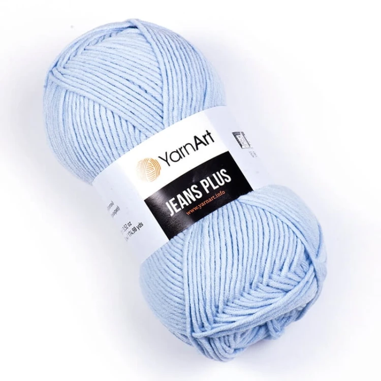 Włóczka YarnArt Jeans Plus 75 / błękit