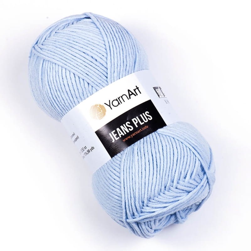 Włóczka YarnArt Jeans Plus 75 / błękit