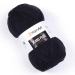 Włóczka YarnArt Jeans Plus 53 / czerń