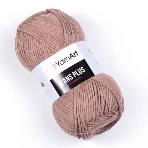 Włóczka YarnArt Jeans Plus 71 / jasny brąz