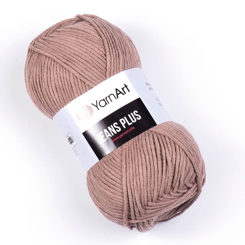 Włóczka YarnArt Jeans Plus 71 / jasny brąz