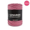 PREMIUM sznurek bawełniany by KOKONKI 5mm / rolka 100m / malwa