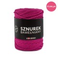 PREMIUM sznurek bawełniany by KOKONKI 5mm / rolka 100m / piwonia
