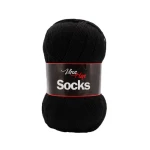Włóczka skarpetkowa Vlna-Hep Socks 6001 / czerń