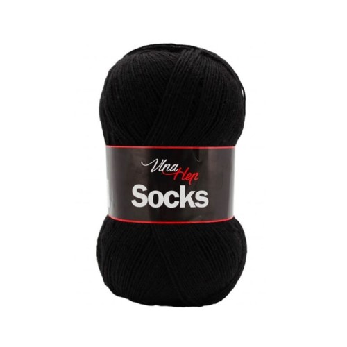 Włóczka Vlna-Hep Socks 6001 / czerń